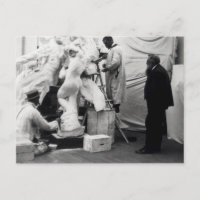Auguste Rodin in seinem Paris-Studio