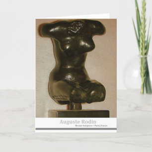 Auguste Rodin-Skulptur Karte