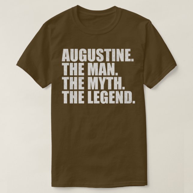 Augustine Augustine Name Augustine Vorname T-Shirt (Design vorne)