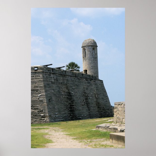 Augustine Florida Fort castillo de san marcos Poster (Vorne)