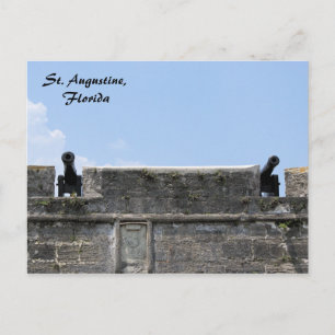 Augustine Florida Fort castillo de san marcos Postkarte