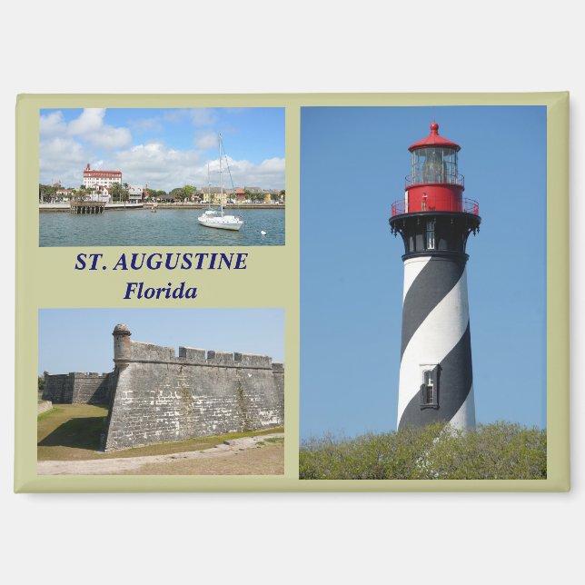 Augustine, Florida-Magnet Magnet (Vorderseite)
