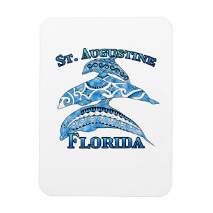Augustine Florida Vacation Delphine Magnet