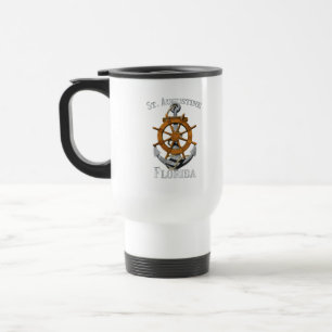 Augustine Florida Vacation Nautical Anchor Hel Reisebecher