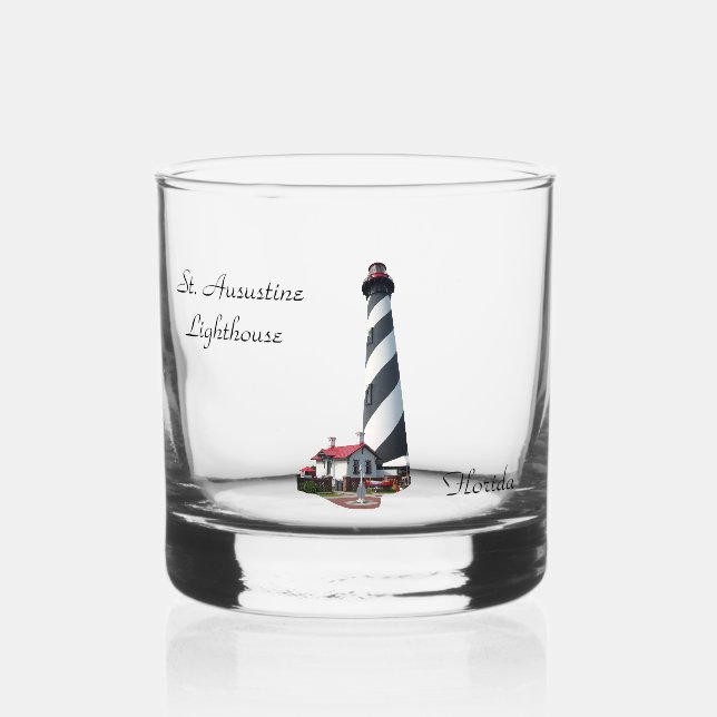 Augustine Lighthouse Rockglas Whiskyglas (Vorderseite)