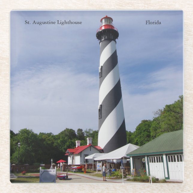 Augustine Lighthouse Untersetzer (Vorderseite)