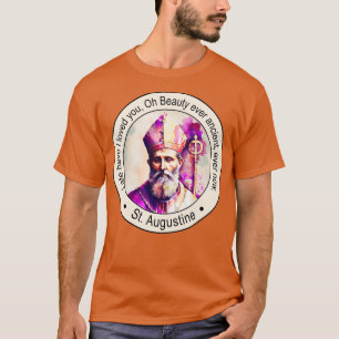 Augustine von Hippo Religious Quotes Gift Inspir T-Shirt