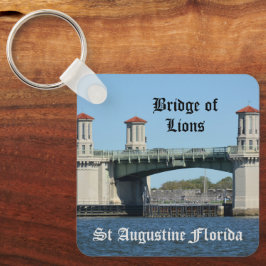 Augustiner Brücke und Fort Fotografy Schlüsselanhänger