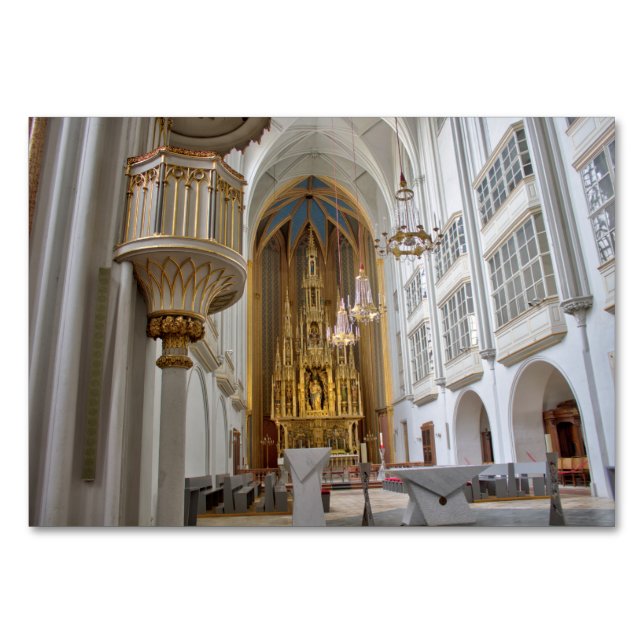 Augustinerkirche, Wien, Österreich Tischnummer (Vorderseite)