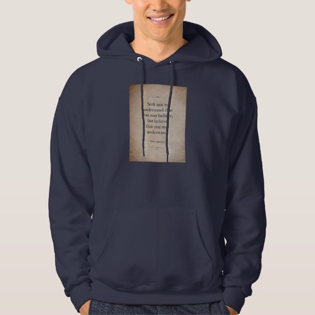 Augustinus Hoodie (Vorderseite)