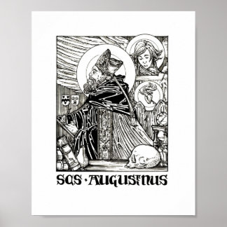 Augustinus von Hippo Poster