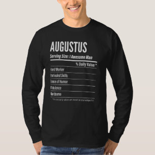 Augustus, der Kalorien für die Größe von Nährwertk T-Shirt