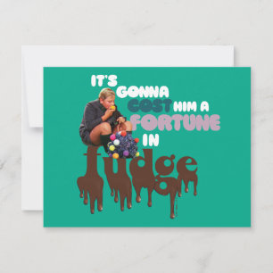 Augustus Gloop - A Fortune in Fudge Mitteilungskarte