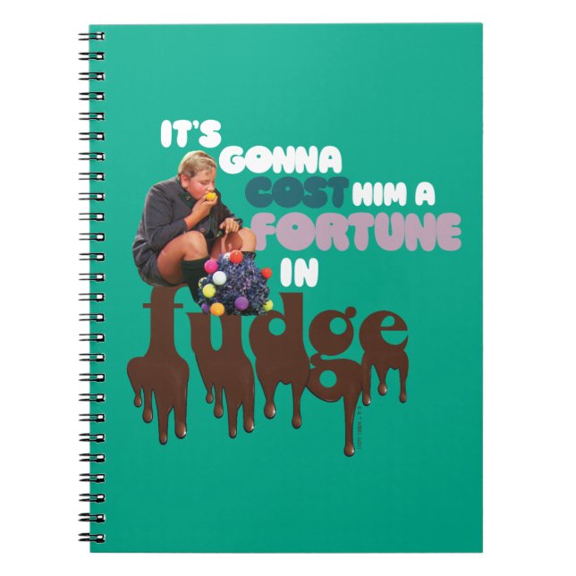 Augustus Gloop - Ein Glück in Fudge Notizblock (Vorderseite)