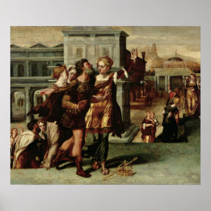 Augustus und das Tiburtinische Sibyl, c.1540-50 Poster