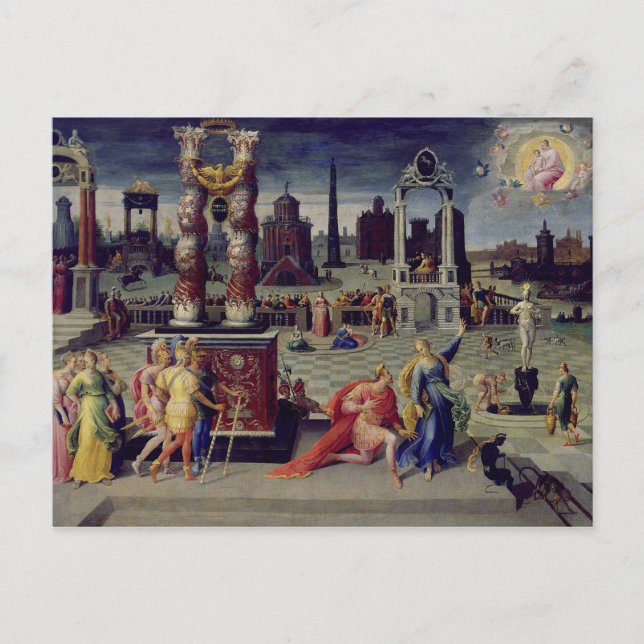 Augustus und das Tiburtinische Sibyl Postkarte (Vorderseite)