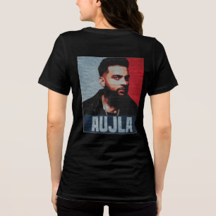 AUJLA Grafik-T-Shirt Punjabi-Musik-Fan-T-Shirt Tri-Blend Shirt