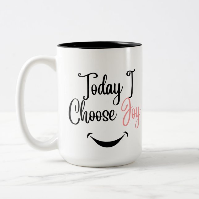 Aujourd'hui, je choisis Joy Coffee Mug (Gauche)
