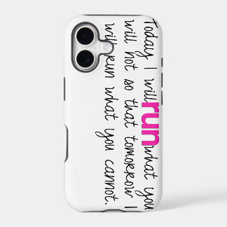 Aujourd'hui je courrai le coque iphone