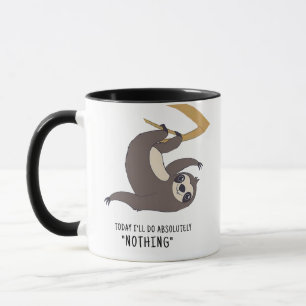Aujourd'hui, je ferai absolument rien de drôle Mug