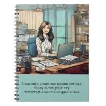 Aujourd'hui n'est pas votre jour Cahier