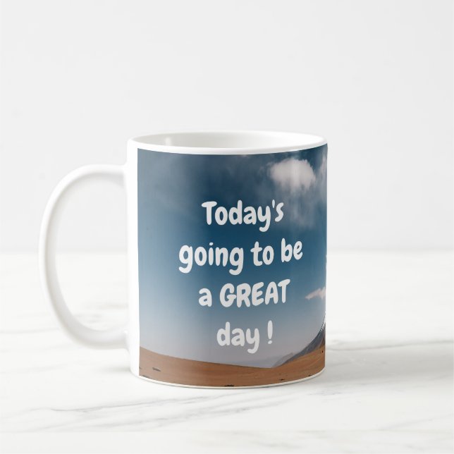 Aujourd'hui sera un GRAND jour ! Café Mug (Gauche)