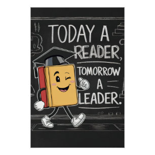 Aujourd'hui un lecteur, demain un poster de leader