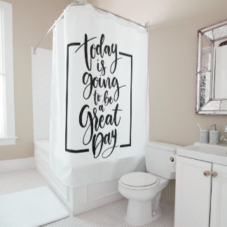 Aujourd'hui va être un grand rideau en douche de