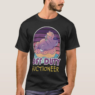 Auktionator-Kollege außerhalb des Dienstes T-Shirt