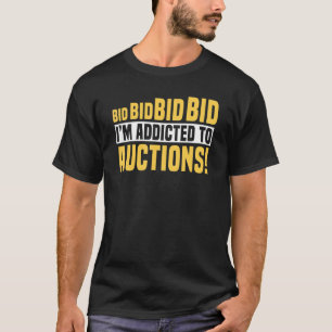 Auktionator Öffentliches Kaufangebot für Auktionen T-Shirt