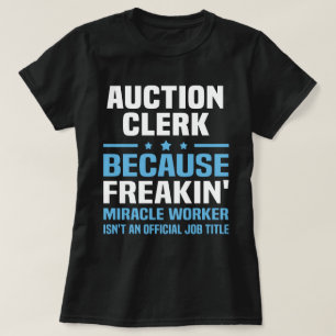 Auktions-Sekretär T-Shirt