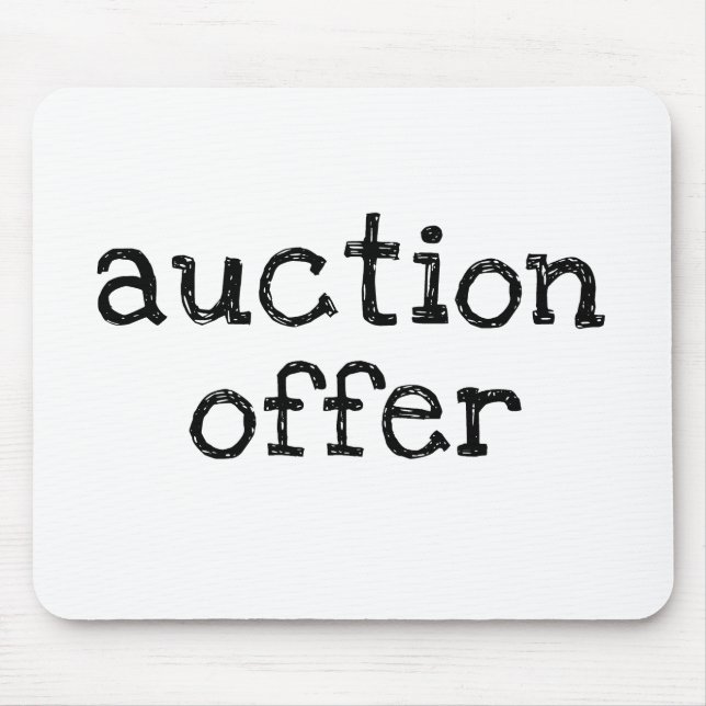 Auktionsangebot Mousepad (Vorne)