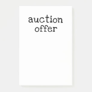 Auktionsangebot Post-it Klebezettel