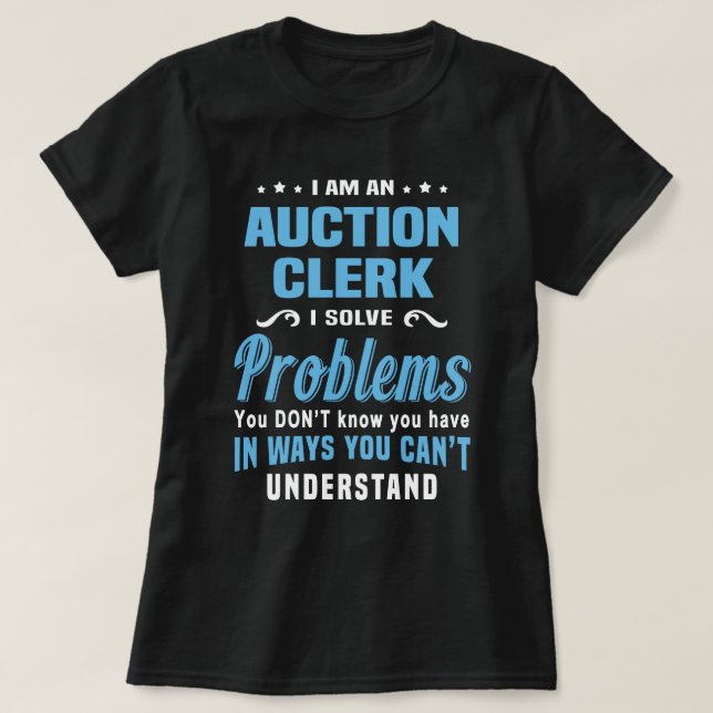 Auktionschef T-Shirt (Design vorne)