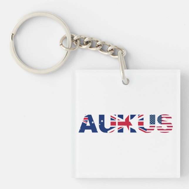 AUKUS AU UK SCHLÜSSELANHÄNGER (Vorderseite)