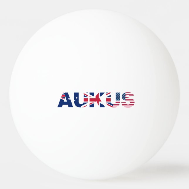 AUKUS AU UK TISCHTENNISBALL (Vorderseite)