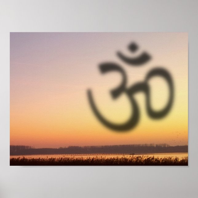 Aum Sunset Poster (Vorne)