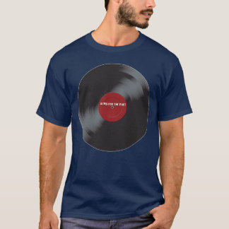 Aumône pour le T-shirt de disque de poète