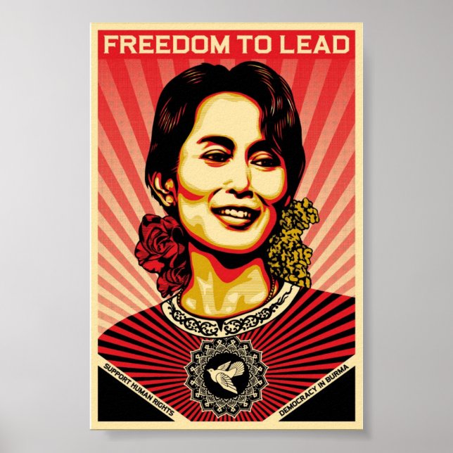 Aung San Suu Kyi Poster (Vorne)