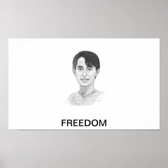 AUNG SAN SUU KYI POSTER (Devant)