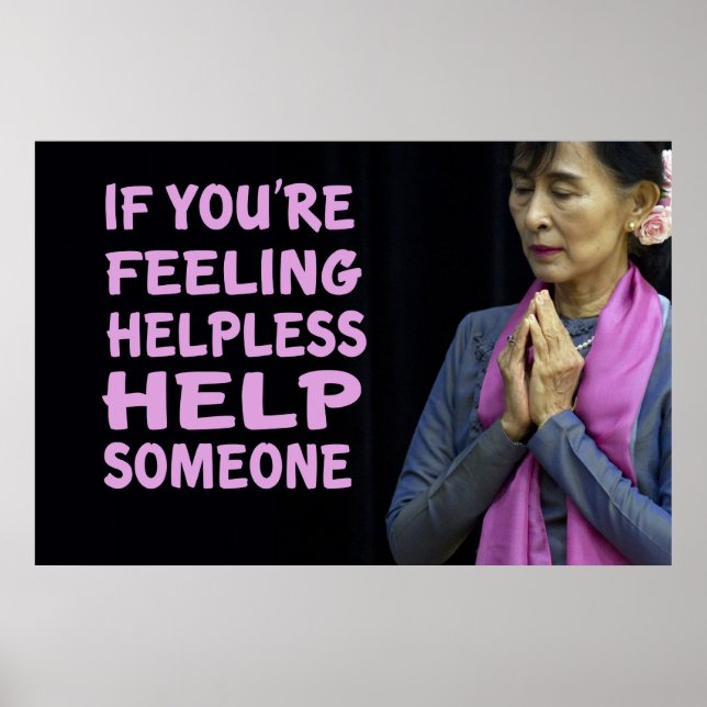 Aung San Suu Kyi Poster (Vorne)