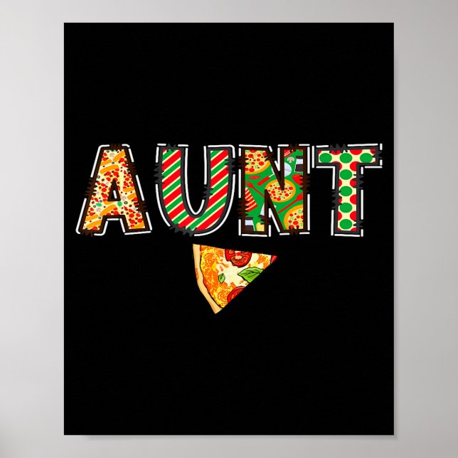 Aunt Zza Birthday Squad Crew Family Matching  Poster (Vorne)