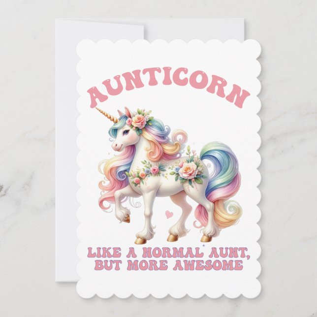 Aunticorn Cool Tante (Vorderseite)