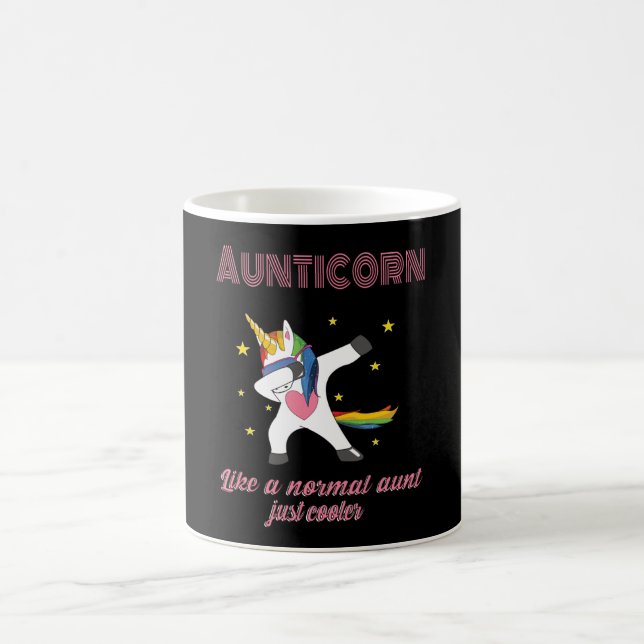 Aunticorn Unicorn Kaffeetasse (Mittel)