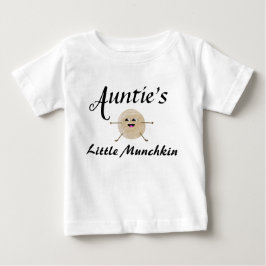 Auntie Little Munchkin Niece Nephew Niedliches Kle Baby T-shirt