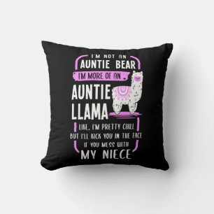 Auntie Llama Kissen