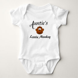 Auntie Niece Nephew Affe Nickname Neugeborene Nied Baby Strampler