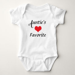 Auntie Niece Nephew Favorite Nickname Neugeborenes Baby Strampler