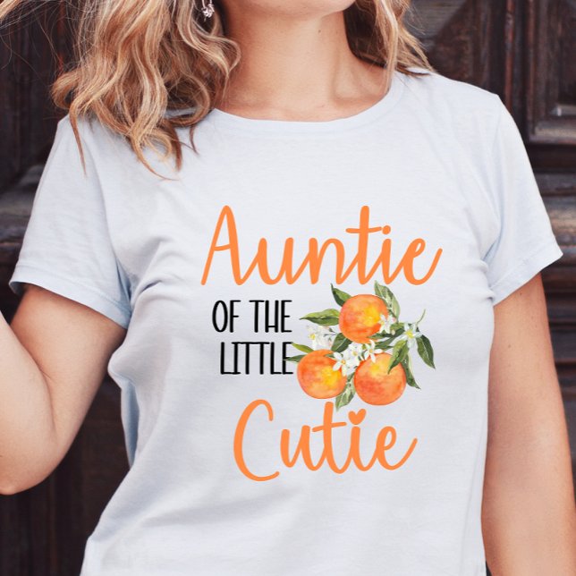 Auntie Of The Little Cutie Baby Shower T-shirt (Von Creator hochgeladen)
