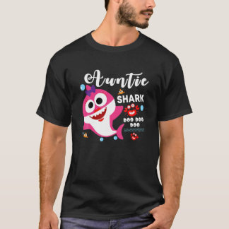 Auntie Shark Doo Doo Doo Matching Family Shark T-Shirt